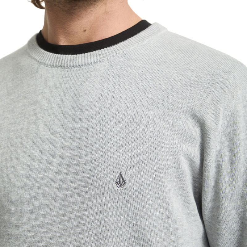 Jersey Volcom: Uperstand Sweater (Light Grey Heather)
