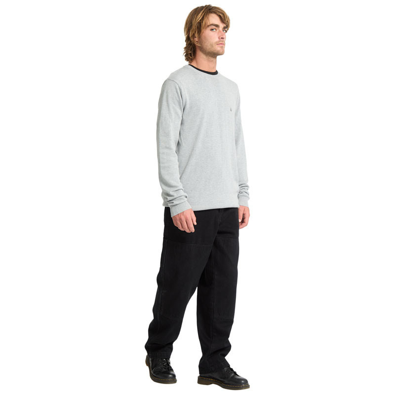 Jersey Volcom: Uperstand Sweater (Light Grey Heather)