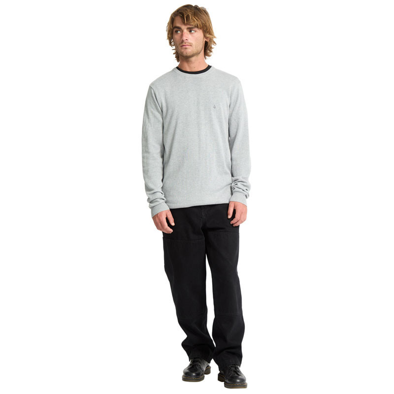 Jersey Volcom: Uperstand Sweater (Light Grey Heather)