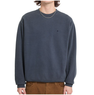 Sudadera Volcom: Single Stone Pw Crew (Storm Blue)