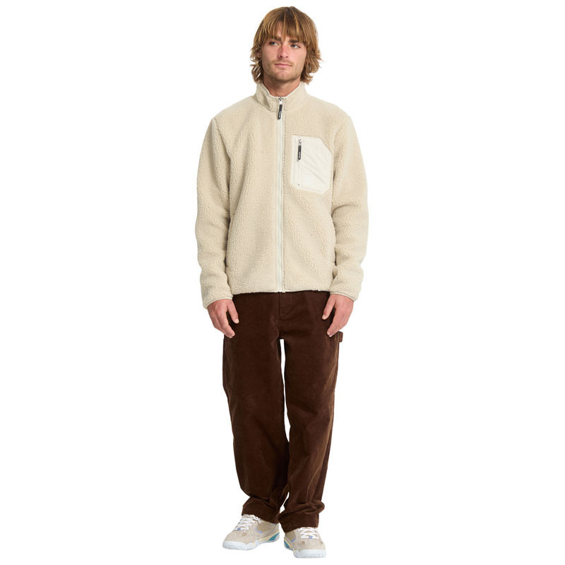 Chaqueta Volcom: Muzzer Fuzzar Zip (Stone)