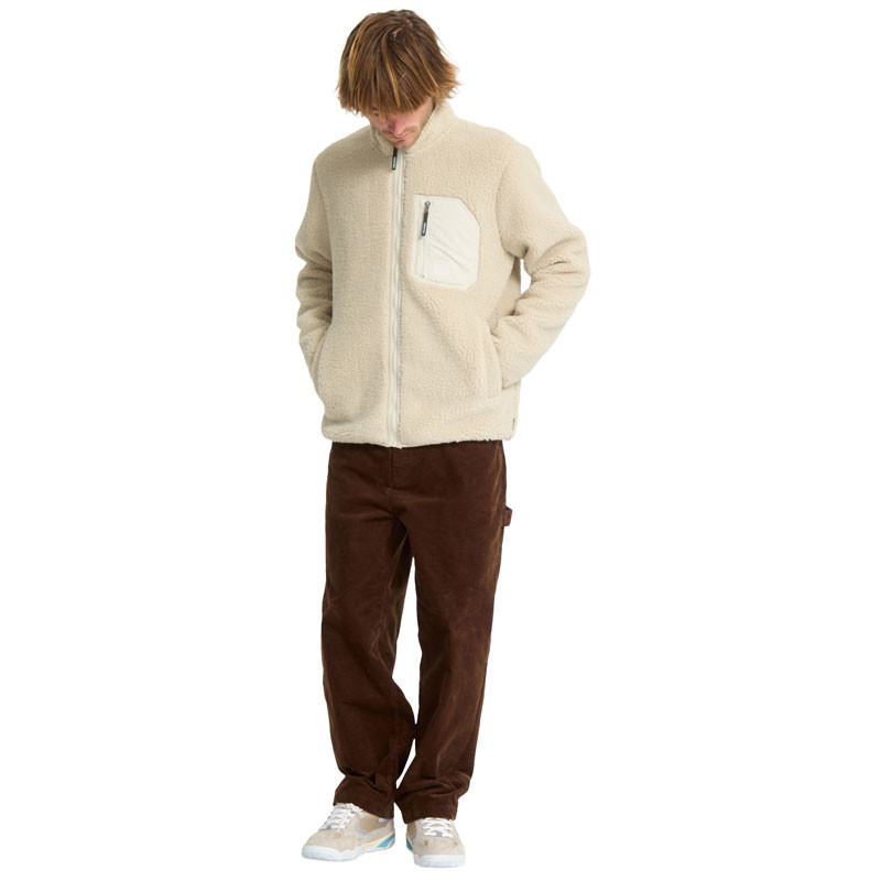 Chaqueta Volcom: Muzzer Fuzzar Zip (Stone)