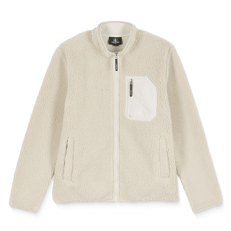 Chaqueta Volcom: Muzzer Fuzzar Zip (Stone)