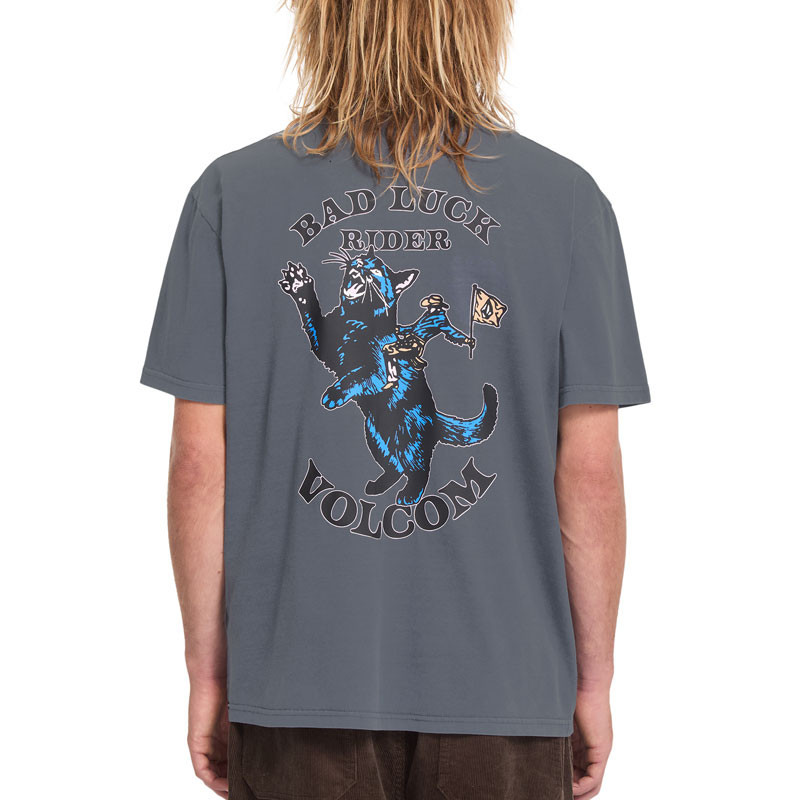 Camiseta Volcom: Bad Luck Sst (Storm Blue)