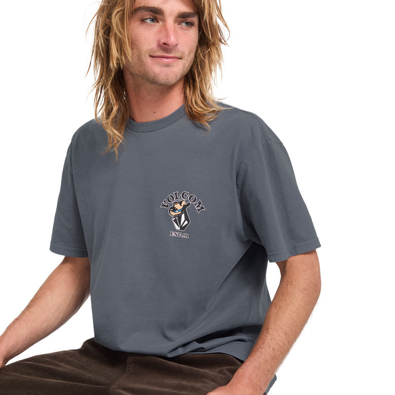 Camiseta Volcom: Bad Luck Sst (Storm Blue)