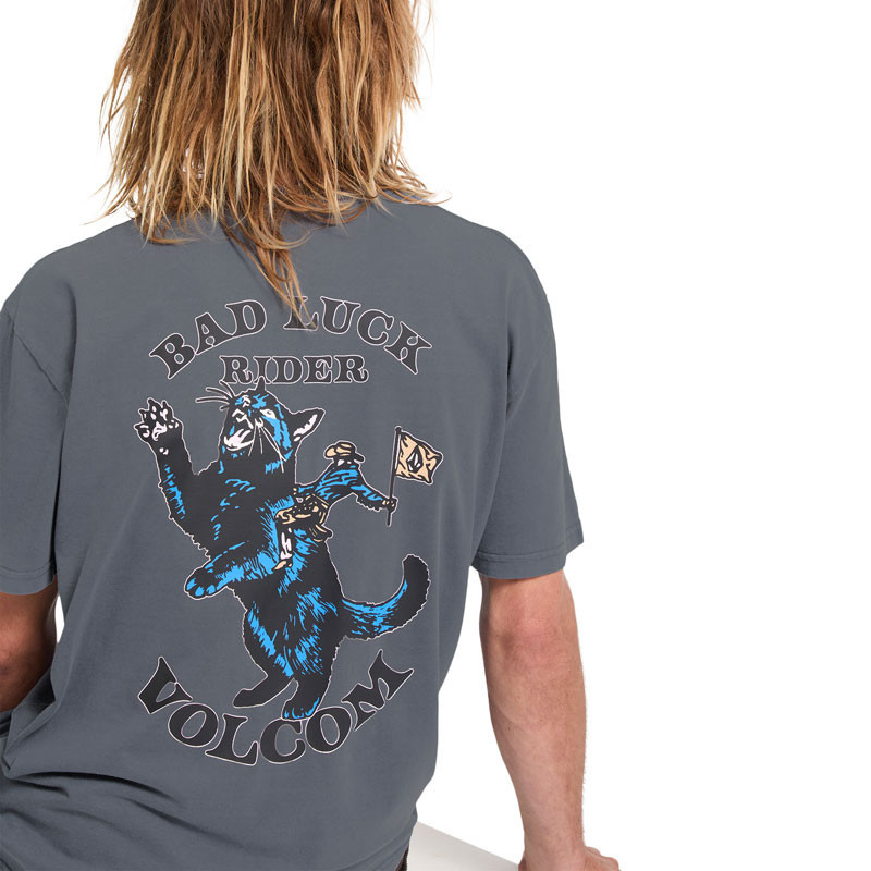 Camiseta Volcom: Bad Luck Sst (Storm Blue)