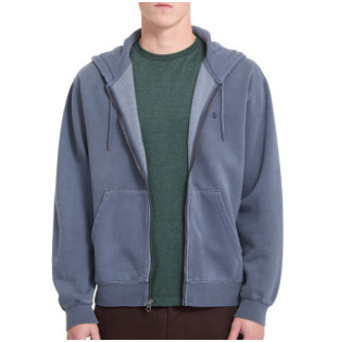 Sudadera Volcom: Single Stone Pw Zip (Storm Blue)