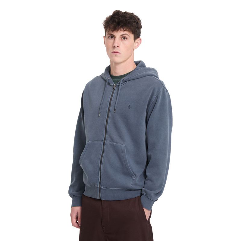 Sudadera Volcom: Single Stone Pw Zip (Storm Blue)