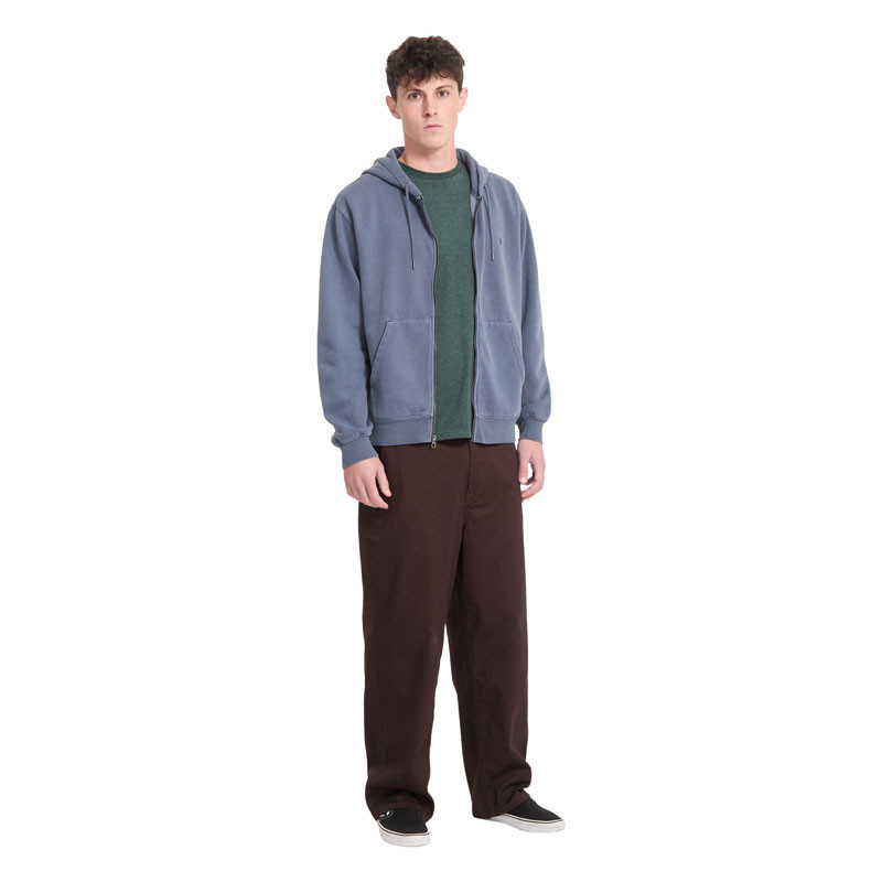 Sudadera Volcom: Single Stone Pw Zip (Storm Blue)