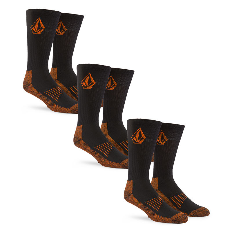 Calcetines Volcom: Volcom Workwear Sock 3Pk (Black)