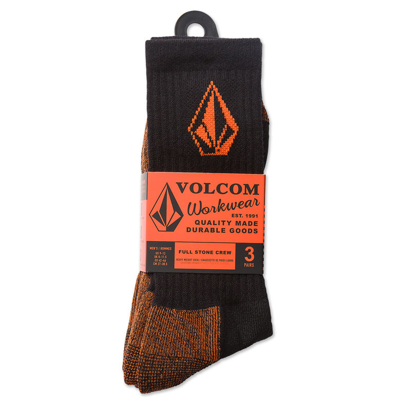 Calcetines Volcom: Volcom Workwear Sock 3Pk (Black)