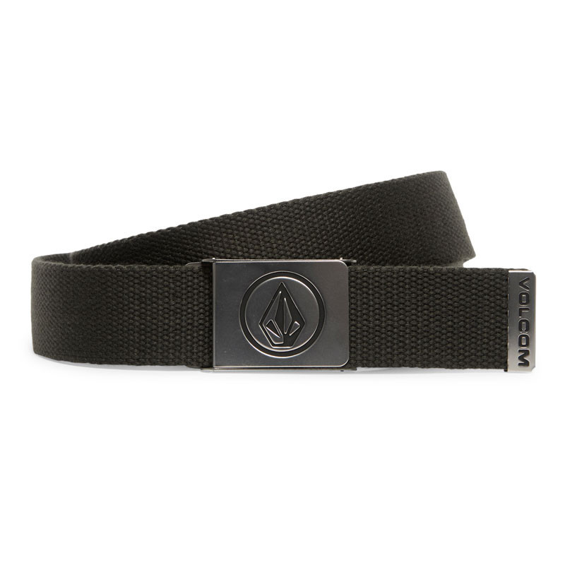 Cinturón Volcom: Circle Web Belt (Rinsed Black)