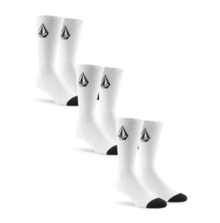 Calcetines Volcom: Full Stone Sock 3Pk (White)