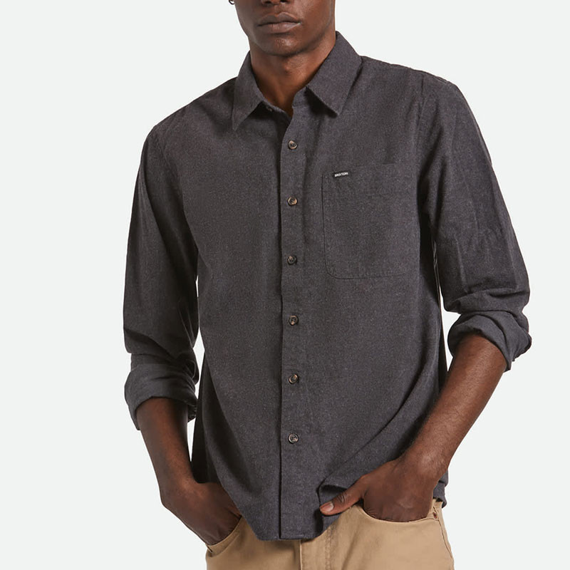 Camisa Brixton: Hasting Lw Flannel (Black)