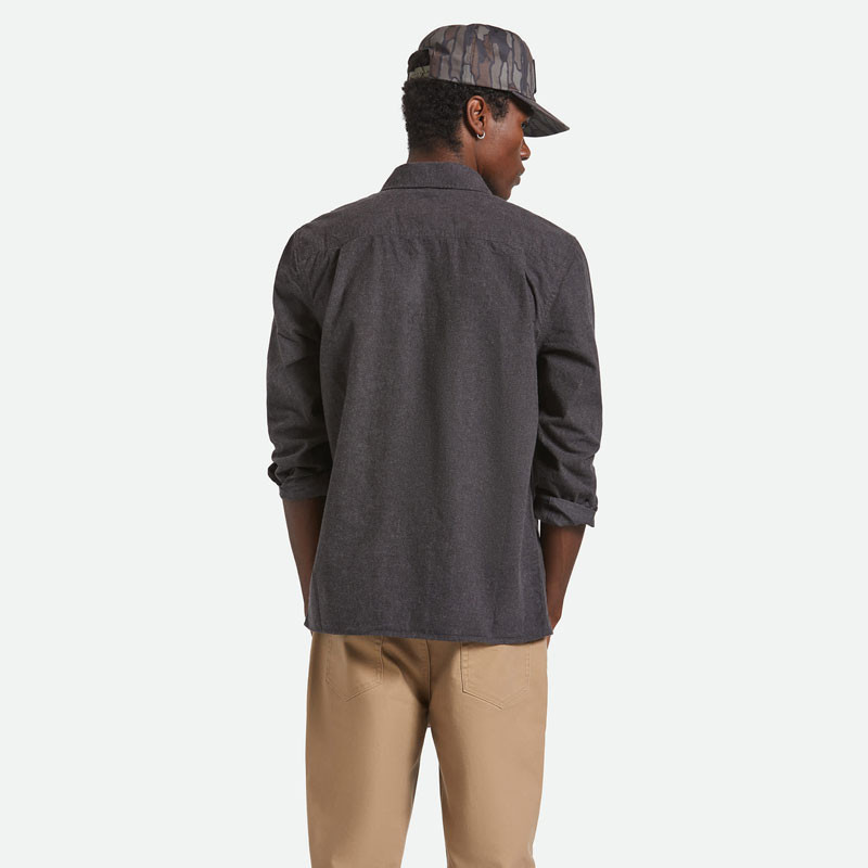 Camisa Brixton: Hasting Lw Flannel (Black)
