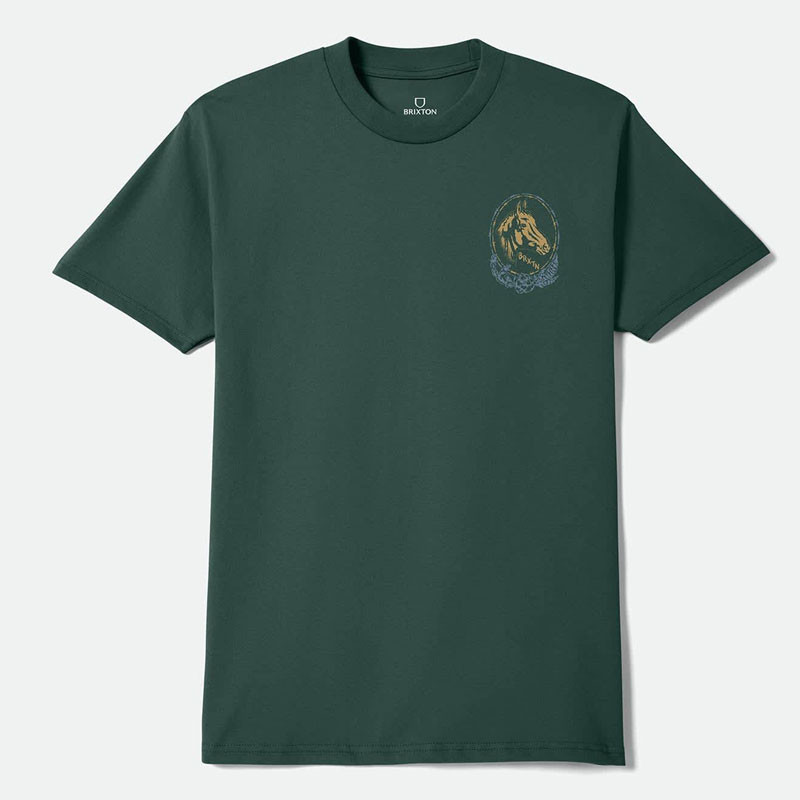 Camiseta Brixton: Marley SS Stnd Tee (Forest Green)