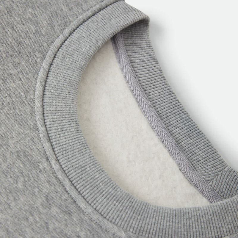Sudadera Brixton: Straton Crew (Heather Grey)