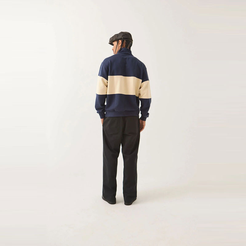 Sudadera Brixton: Danville Quarter Zip Fleece (Nvy Whitecap)