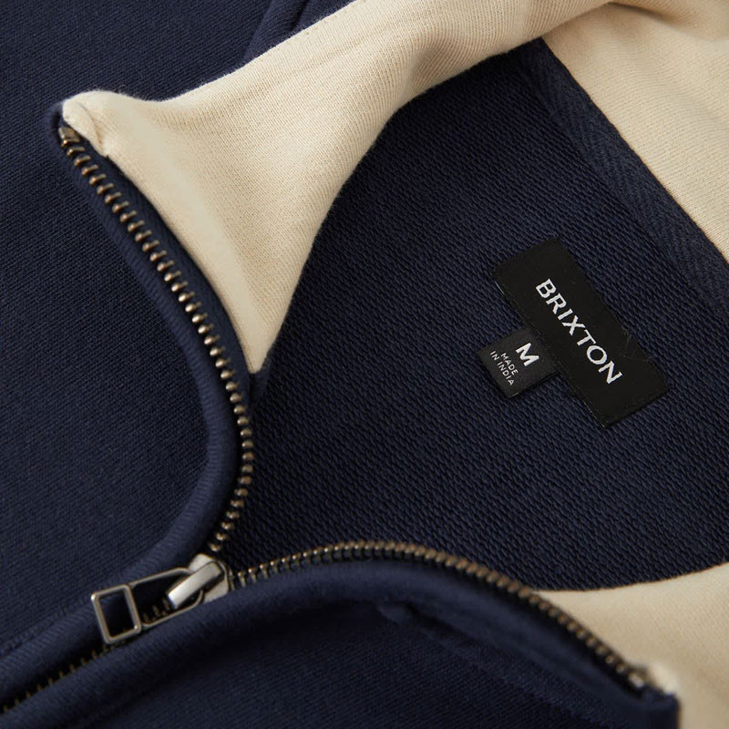 Sudadera Brixton: Danville Quarter Zip Fleece (Nvy Whitecap)