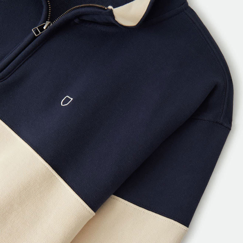 Sudadera Brixton: Danville Quarter Zip Fleece (Nvy Whitecap)