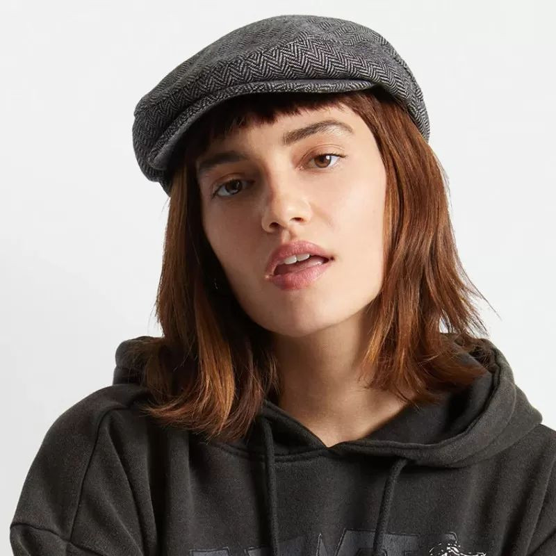 Gorra Brixton: Hooligan Snap Cap (Grey Black)