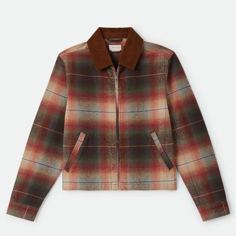 Chaqueta Brixton: Mechanics W Garage Zip Jacket (Mult Shadw)