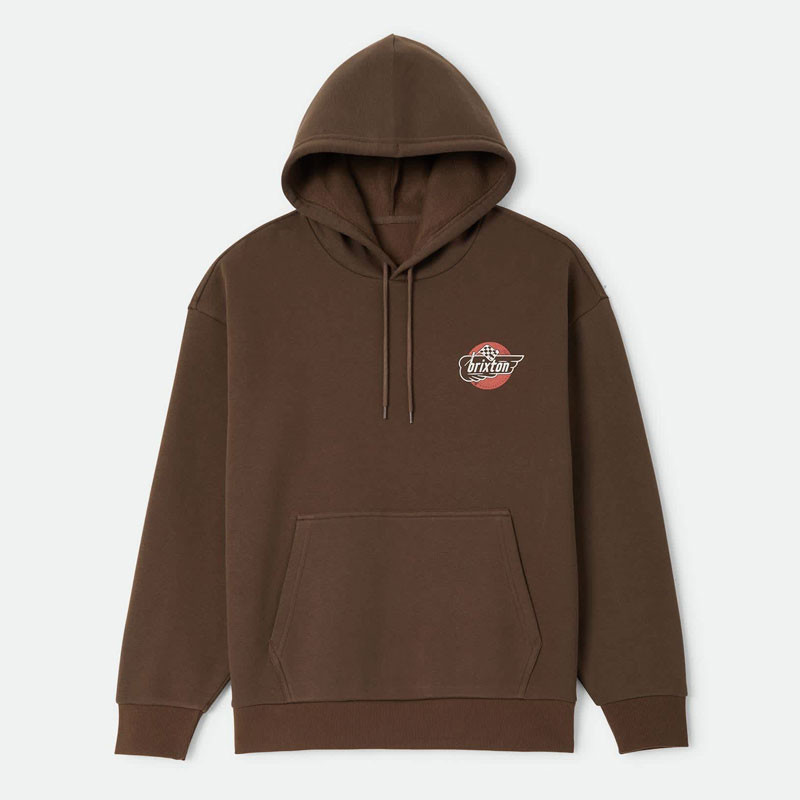 Sudadera Brixton: Heyward Hood (Walnut Brown)