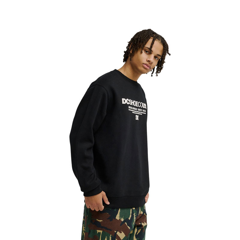 Sudadera DC Shoes: DC Heritage Font (Black)