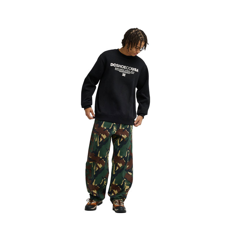 Sudadera DC Shoes: DC Heritage Font (Black)