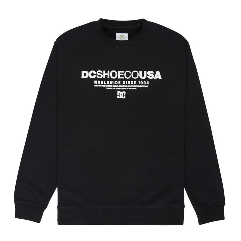 Sudadera DC Shoes: DC Heritage Font (Black)