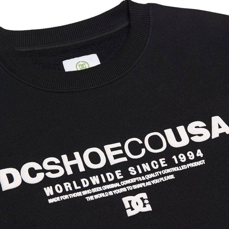 Sudadera DC Shoes: DC Heritage Font (Black)