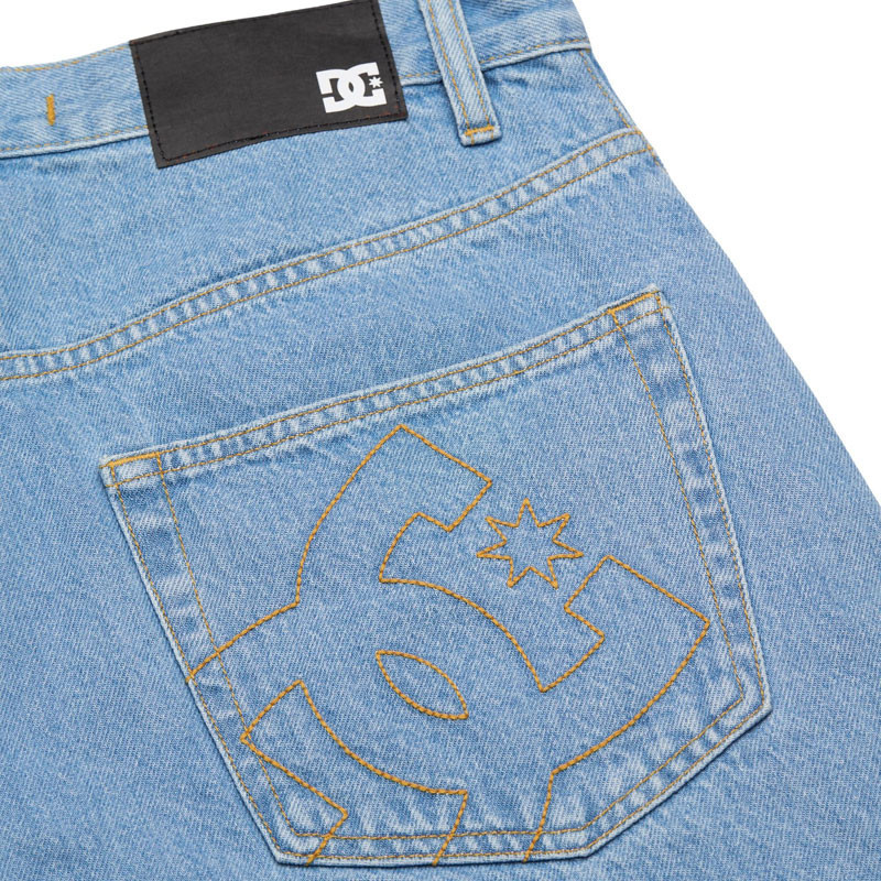 Pantalón DC Shoes: Barrel Denim (Indigo Light)