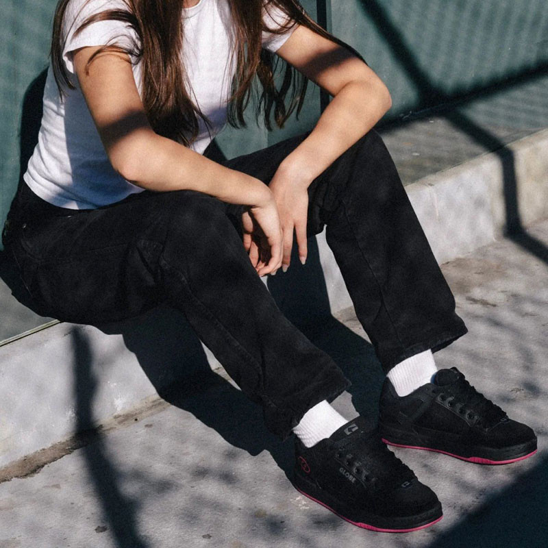 Zapatillas Globe: Tilt (Black Black Pink)