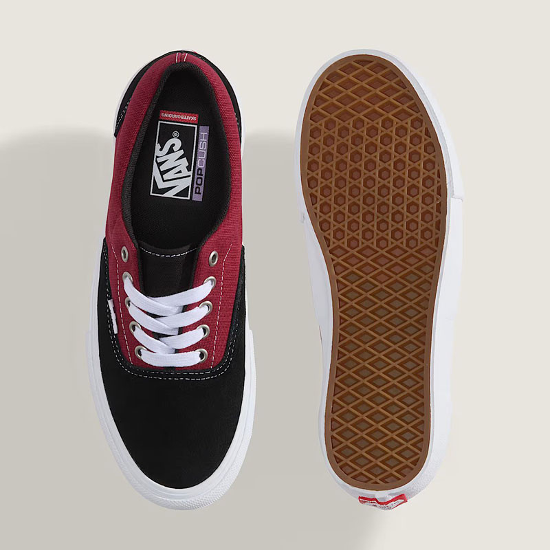Zapatillas Vans: Skate Era (Black Dark Red)