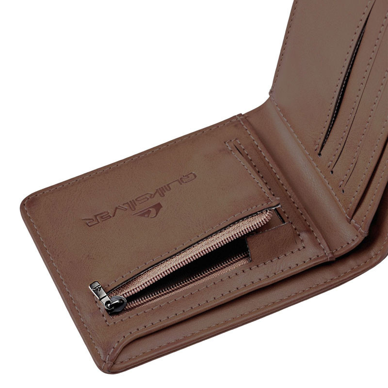 Cartera Quiksilver: Slim Rays (Chocolate Brown)