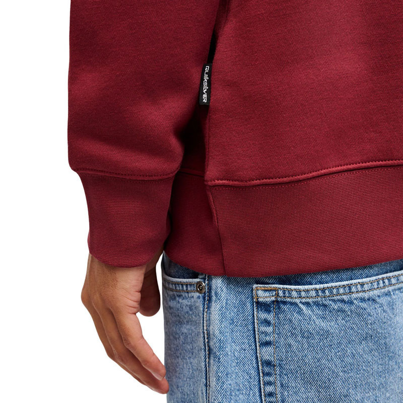 Sudadera Quiksilver: Salt Water Crew (Oxblood Red)