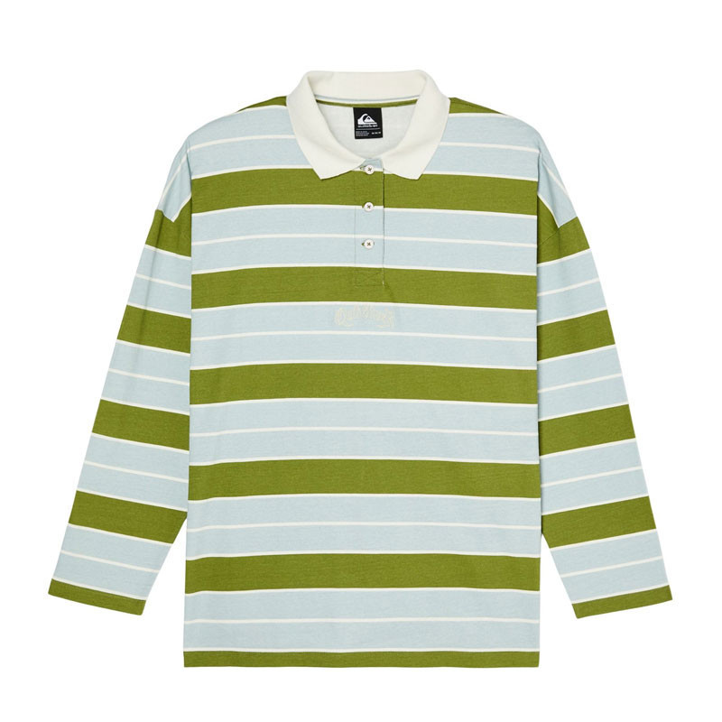 Polo Quiksilver: Hutton Polo (Calliste Green Polo Stripes)