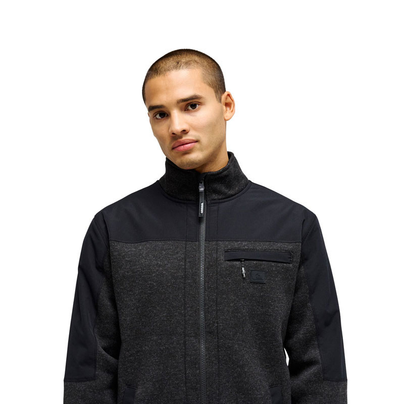 Chaqueta Quiksilver: Keller Outdoor Fz (Black Heather)