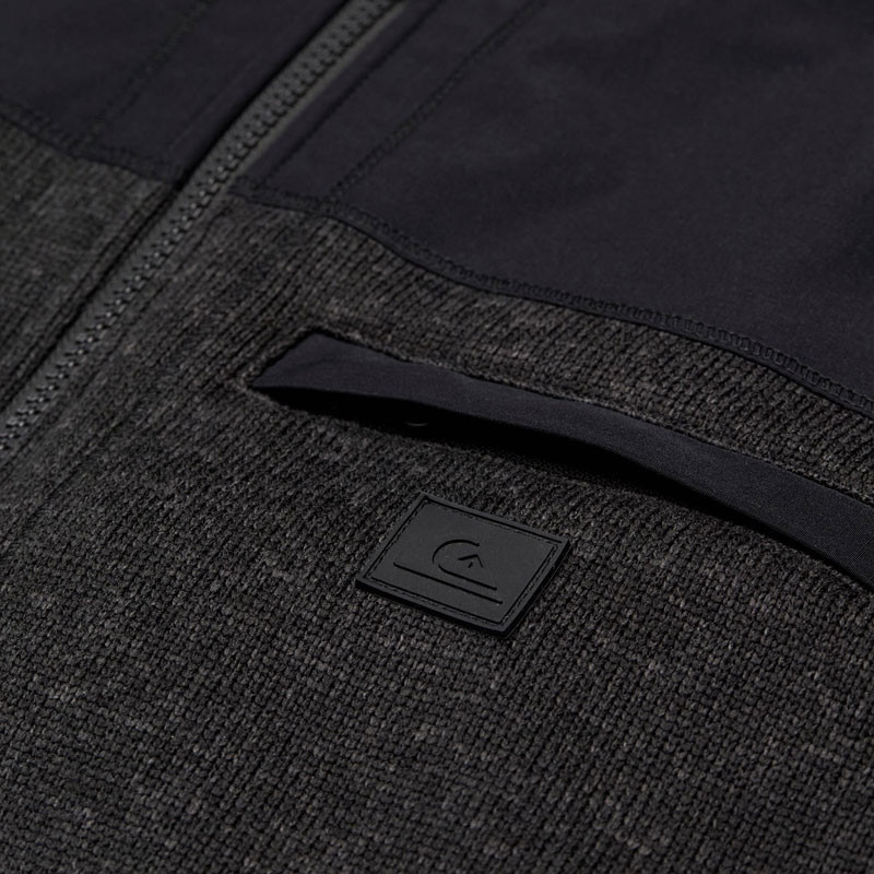 Chaqueta Quiksilver: Keller Outdoor Fz (Black Heather)