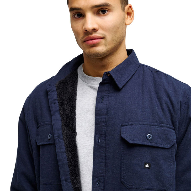 Chaqueta Quiksilver: Venture Sherpa Solid (Dark Navy)