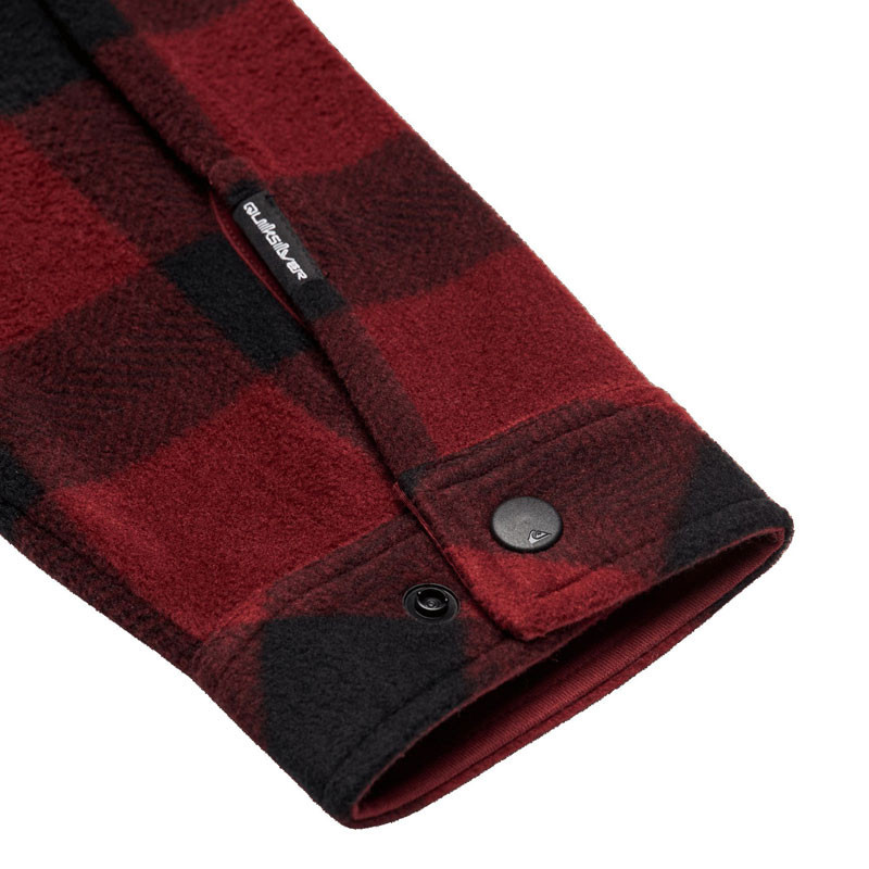 Camisa Quiksilver: Venture Fleece Shirt (Vent Polar Oxblood)