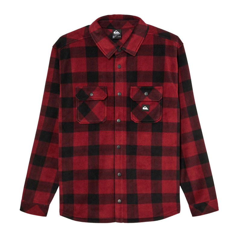 Camisa Quiksilver: Venture Fleece Shirt (Vent Polar Oxblood)