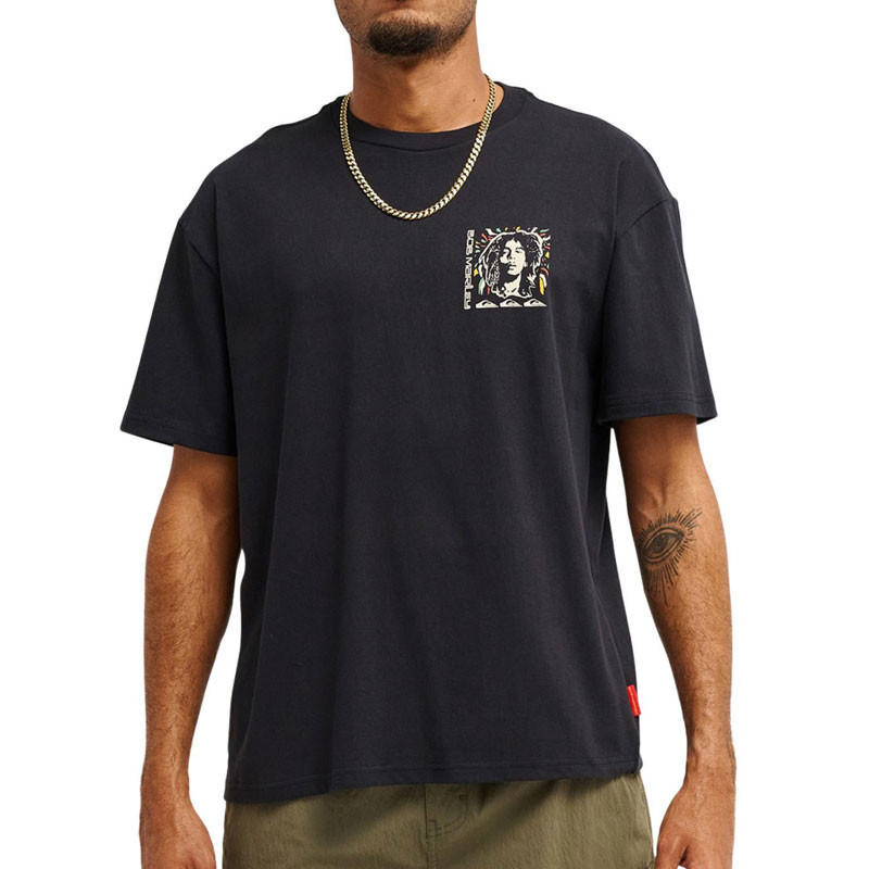Camiseta Quiksilver: Bob Marley Warhead SS (Black)