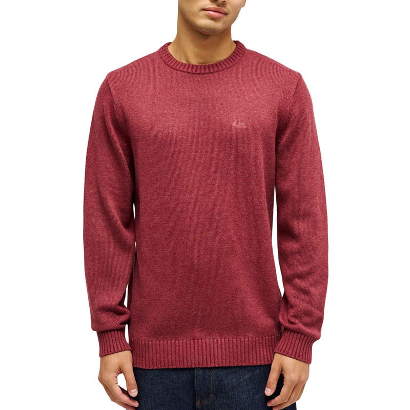 Jersey Quiksilver: Salt Water Sweater (Oxblood Red)