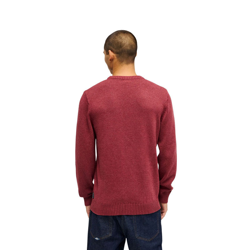Jersey Quiksilver: Salt Water Sweater (Oxblood Red)