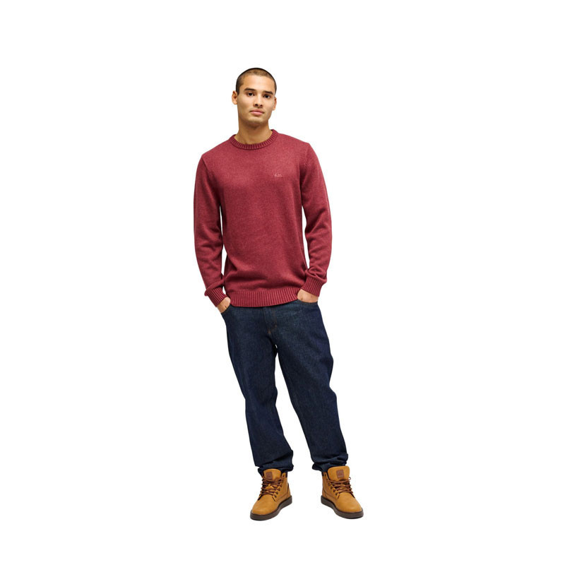 Jersey Quiksilver: Salt Water Sweater (Oxblood Red)