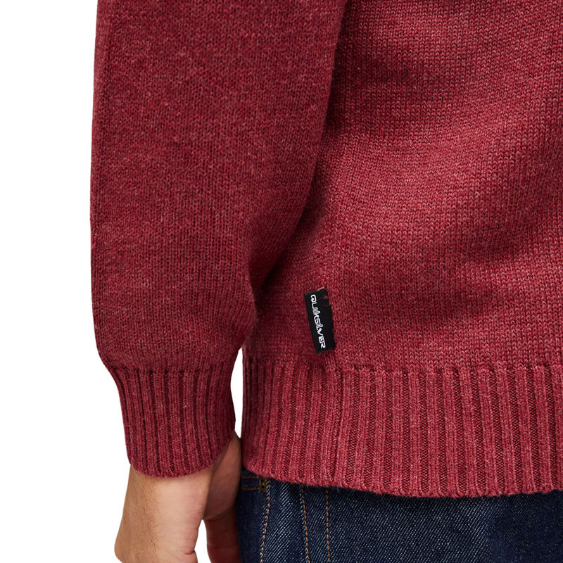 Jersey Quiksilver: Salt Water Sweater (Oxblood Red)