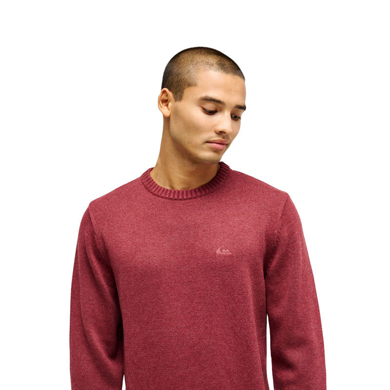Jersey Quiksilver: Salt Water Sweater (Oxblood Red)