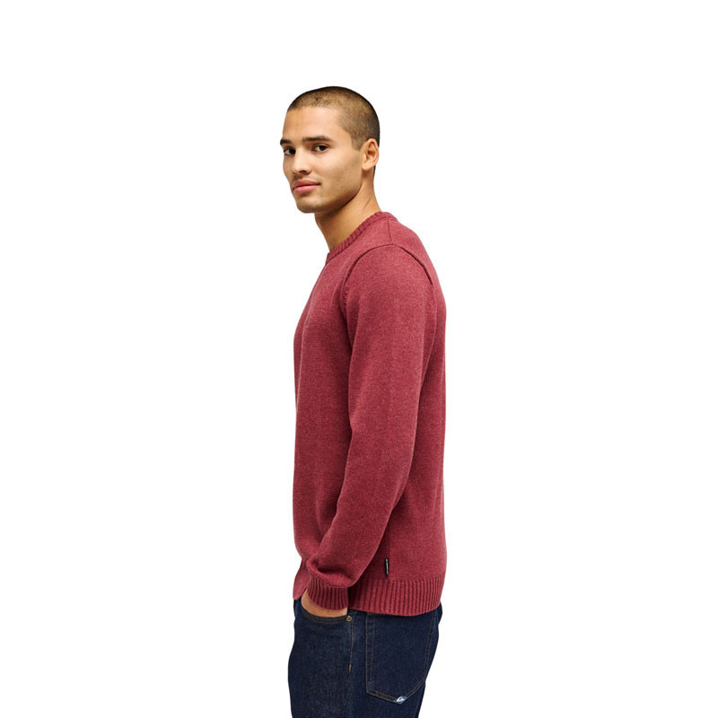 Jersey Quiksilver: Salt Water Sweater (Oxblood Red)