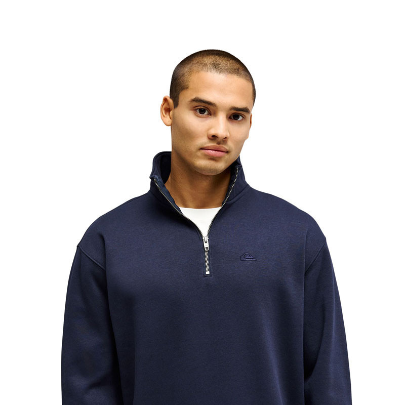 Jersey Quiksilver: Salt Water 1/4 Zip (Dark Navy)